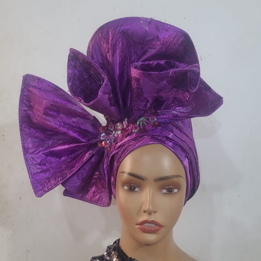 Vibrant Purple Headwrap with Bow

GEL3 0226
